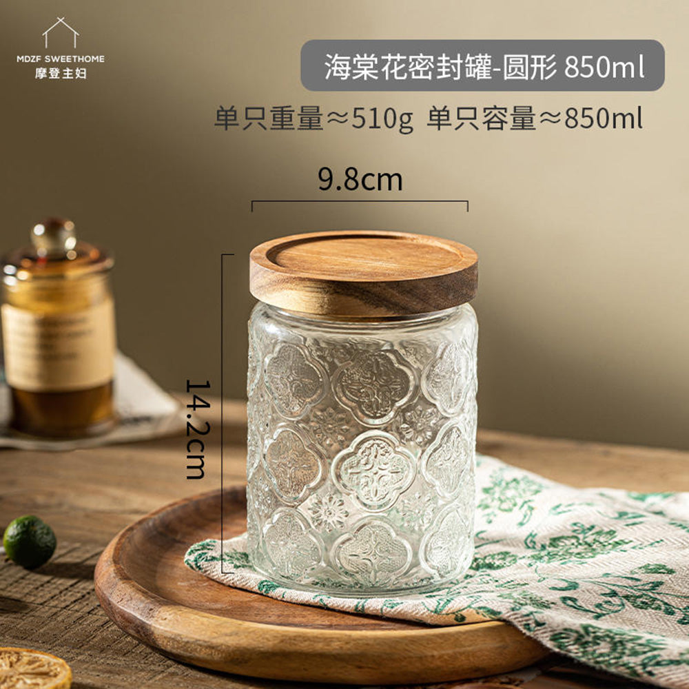 Modern-Housewife-Round-Sealed-Jar-with-Acacia-Wood-Lid---850ml-1