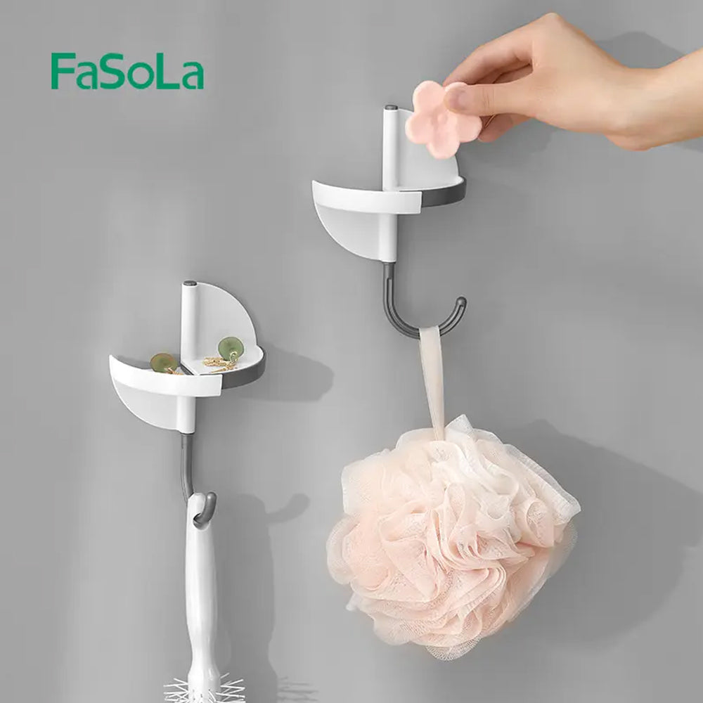 FaSoLa-270-Degree-Rotating-Storage-Hook---White,-9.7x15x9.7cm-1