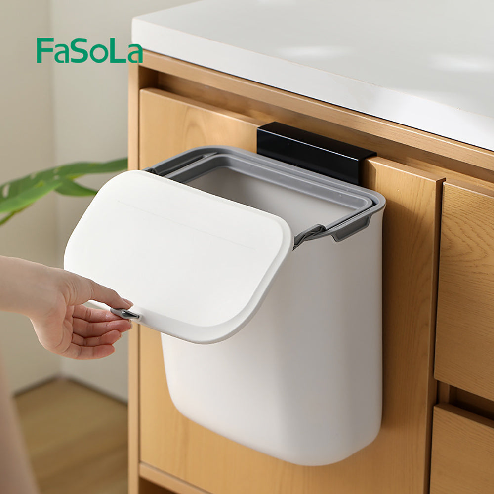 FaSoLa-Wall-Mounted-Trash-Can---Large,-White-1