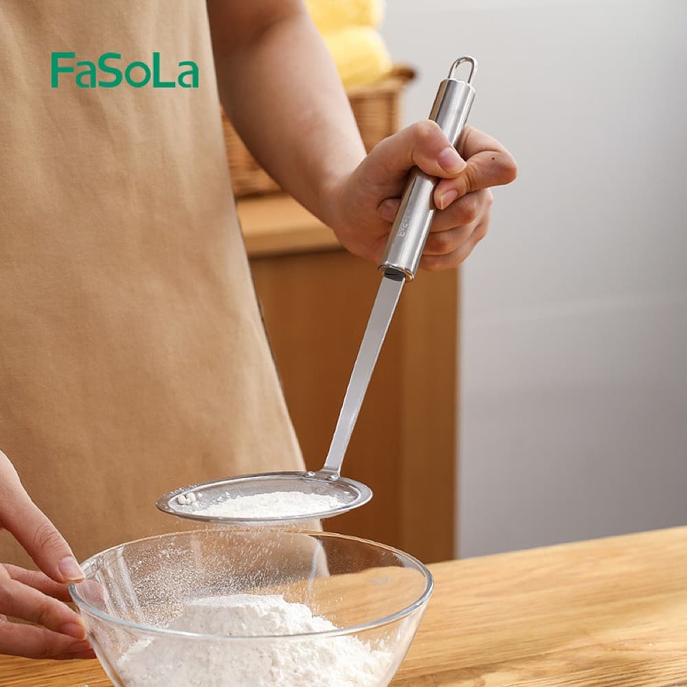 FaSoLa-Stainless-Steel-Skimmer-Spoon---31.4*10cm-1