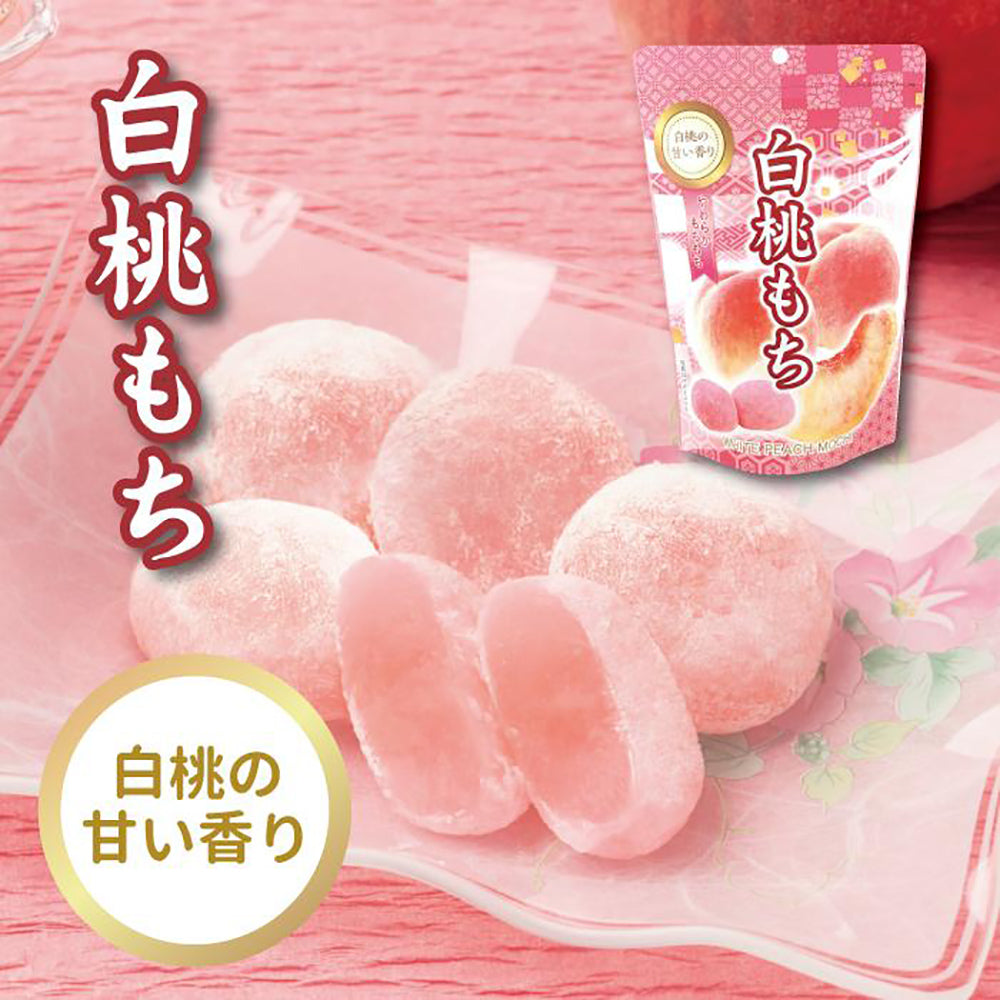 Seiki-Peach-Flavor-Mochi---130g-1
