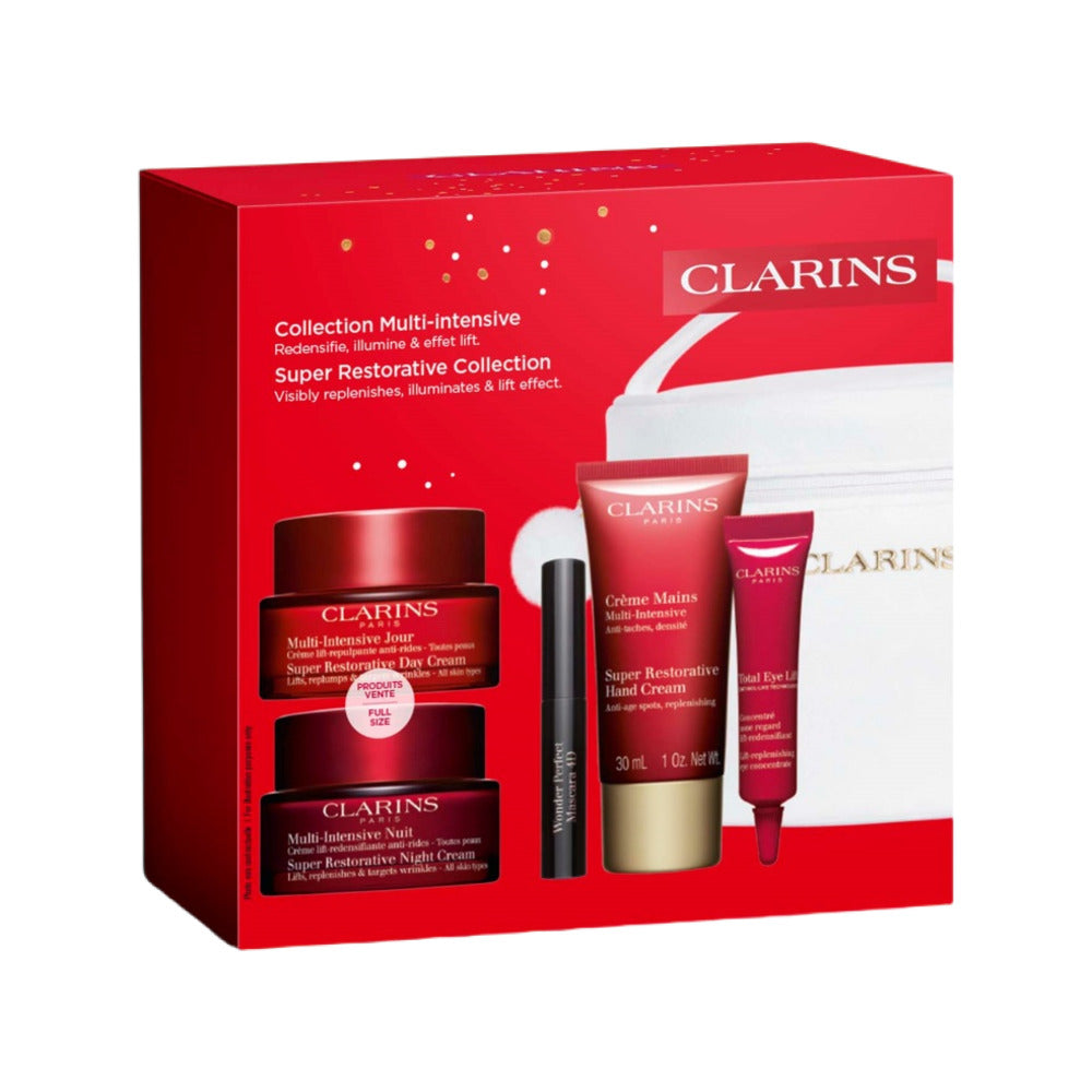 Clarins-Super-Restorative-Holiday-Gift-Set-(2025)-–-6-Piece---Day-&-Night-Cream-Set-3