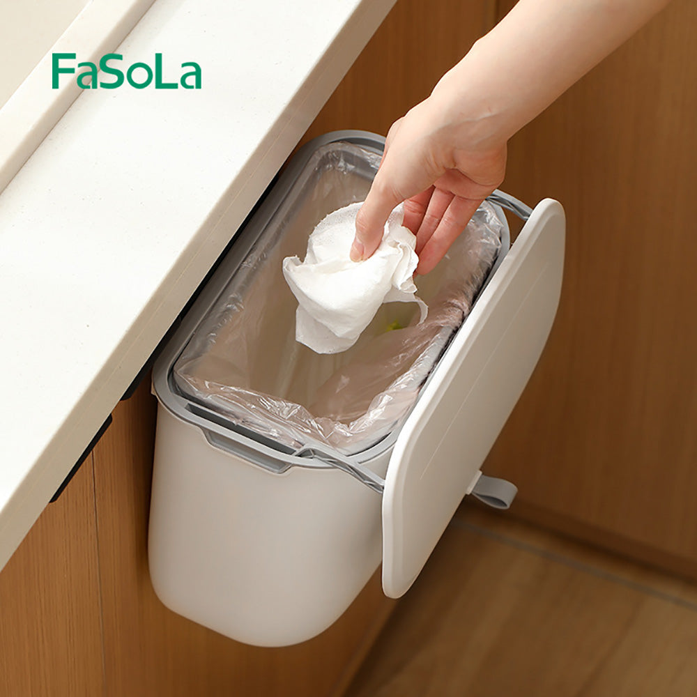 FaSoLa-Wall-Mounted-Trash-Bin,-White,-Small-1