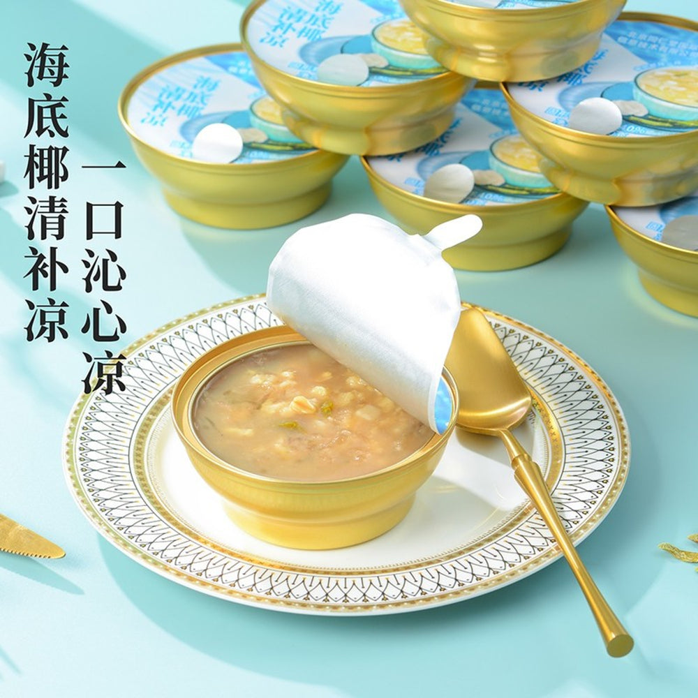 Tong-Ren-Tang-Sea-Coconut-Herbal-Dessert-"Qing-Bu-Liang"-–-180g-×-8-Bowls---Traditional-Chinese-Cooling-Sweet-Soup-3