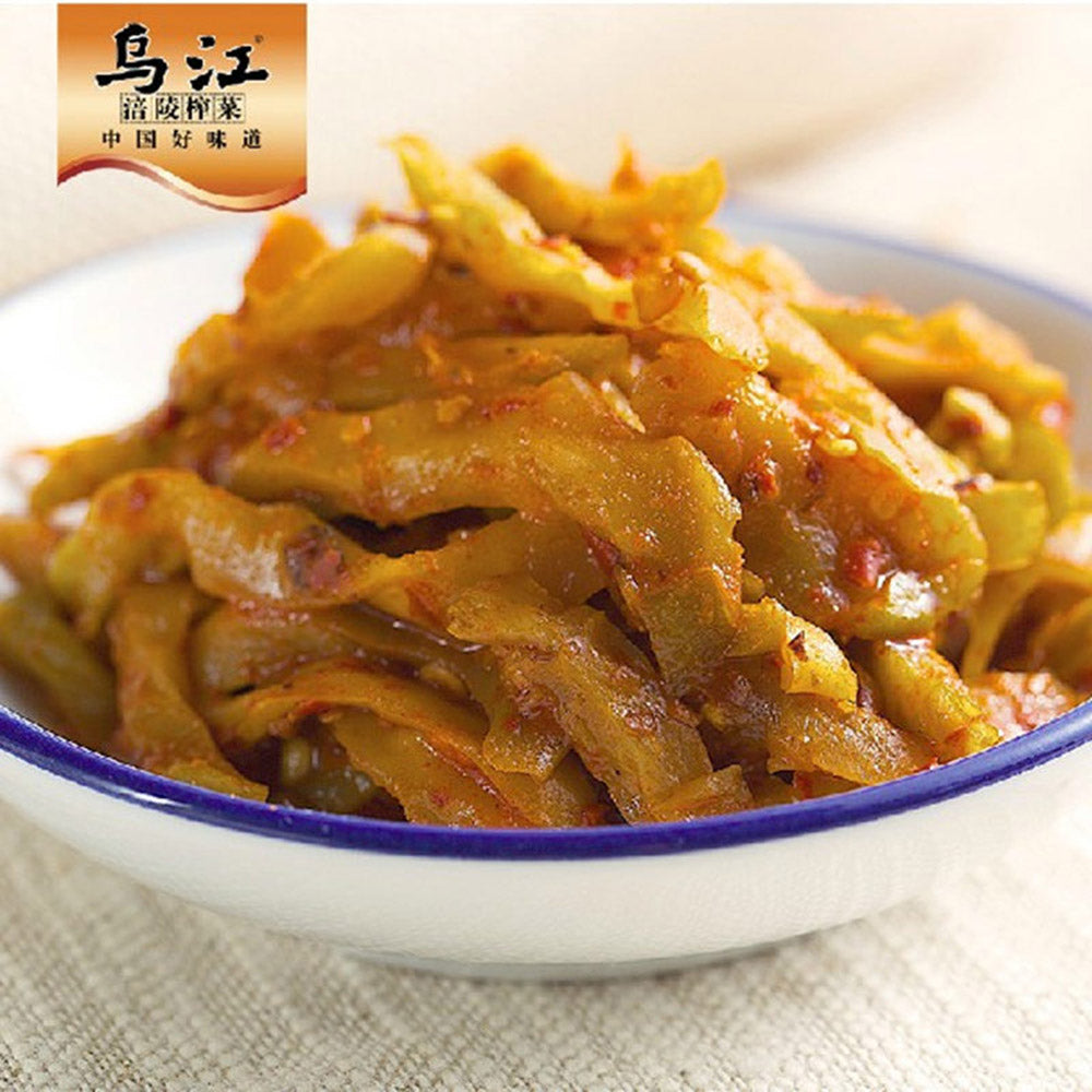 Wujiang Spicy Red Oil Pickled Mustard - 80g x 4-1