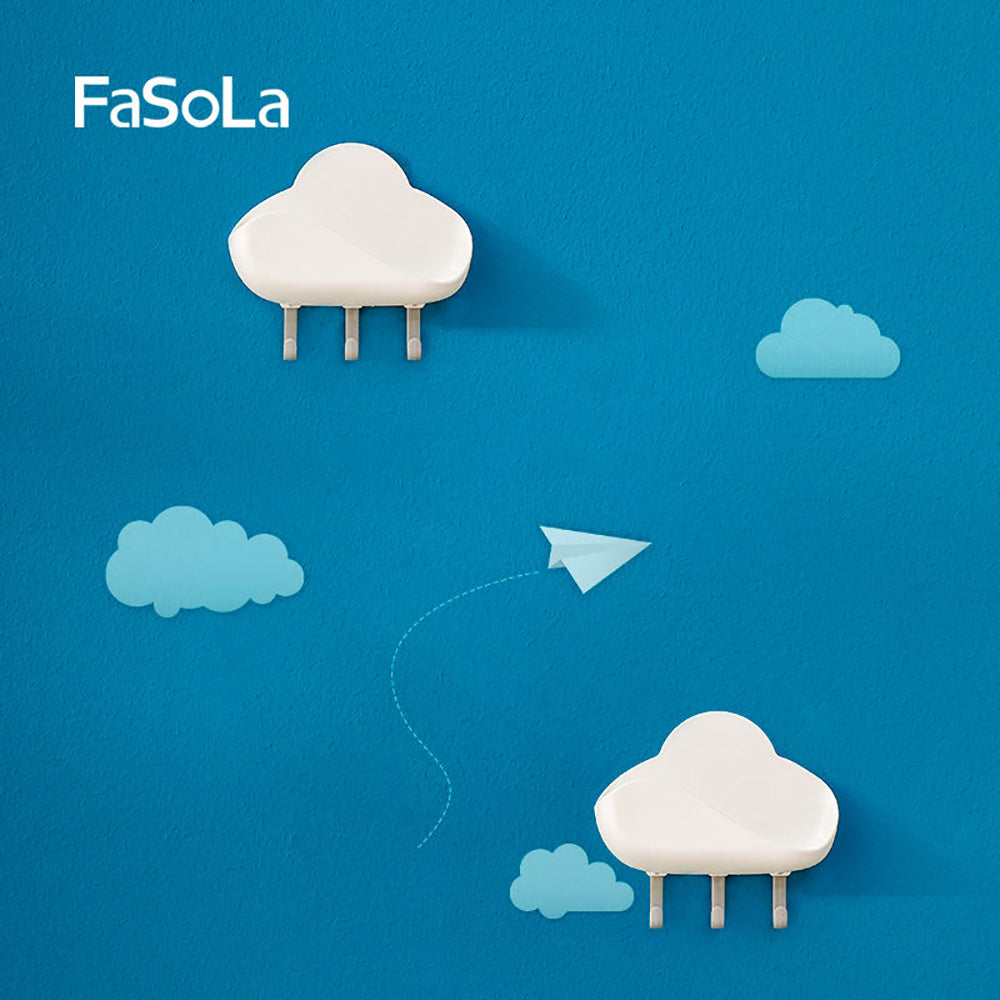 FaSoLa-No-Drill-Cloud-Hooks---White,-12*3.6*12cm-1