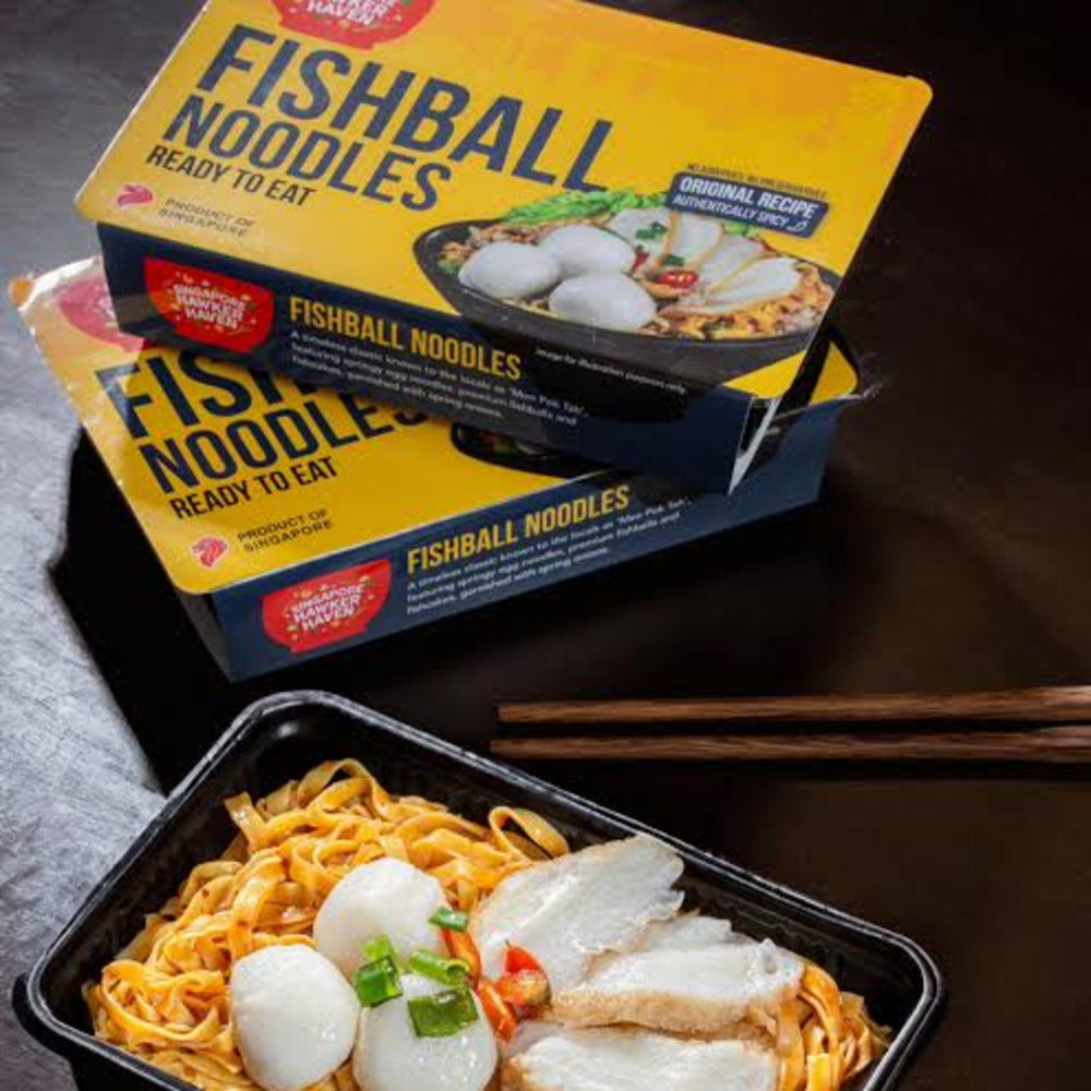 Hawker-Haven-Singapore-Fishball-Noodles-–-Frozen-Ready-Meal-350g---Street-Food-Style-Egg-Noodles-with-Fish-Balls-&-Fish-Cake-3
