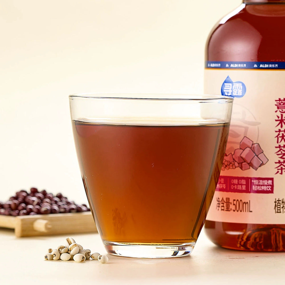 Xunlu-Red-Bean-&-Coix-Seed-Poria-Herbal-Tea-500ml-x-4-–-Limited-Import-3