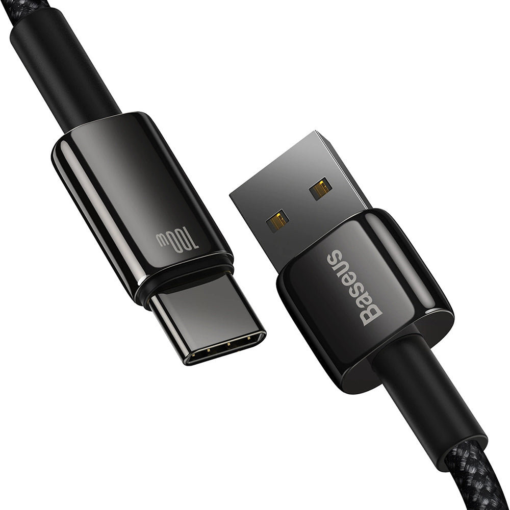 Baseus-Tungsten-Gold-Series-Fast-Charging-Cable-USB-to-Type-C-100W-1m-Black-1