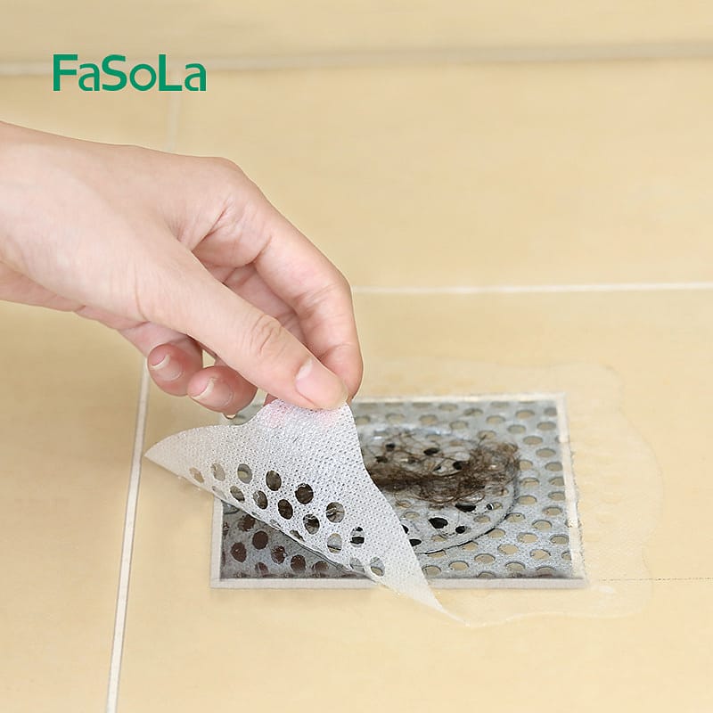 FaSoLa-Disposable-Hair-Filter-Nets,-15cm-Diameter,-Large-Holes,-White,-Pack-of-15-1