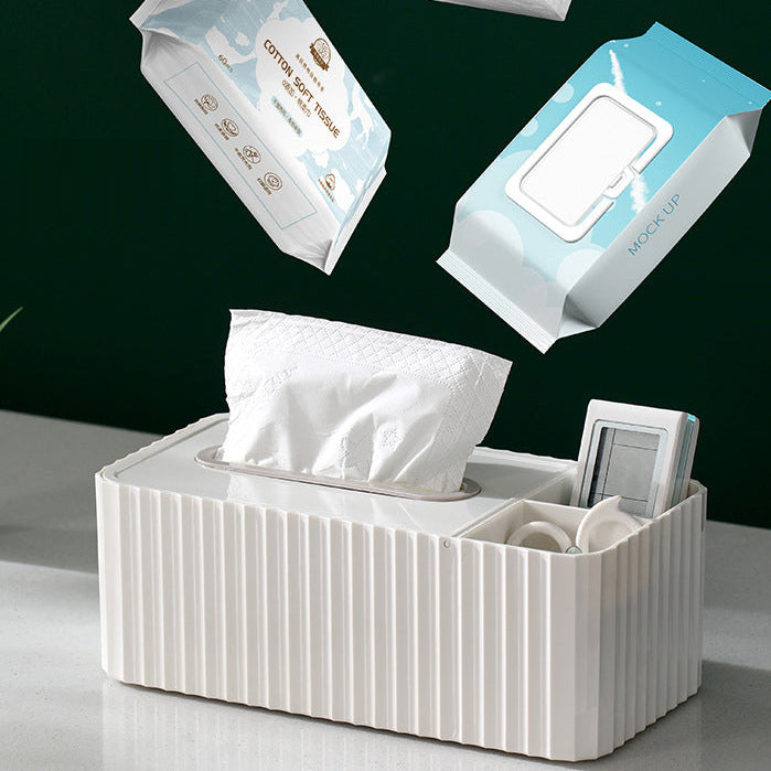 FaSoLa Desktop Tissue Box - White