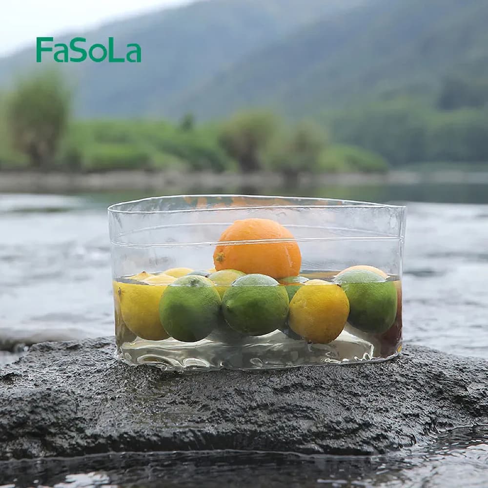 FaSoLa-Outdoor-Foldable-Transparent-Water-Basin---25*14cm-1