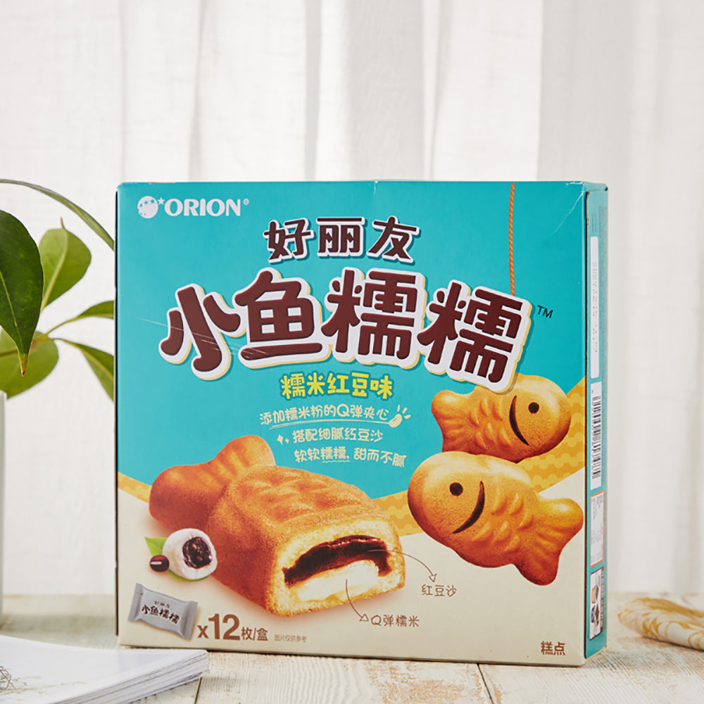 Orion-Fish-Shaped-Rice-Cake-Red-Bean-Flavor---12-Pieces,-336g-1