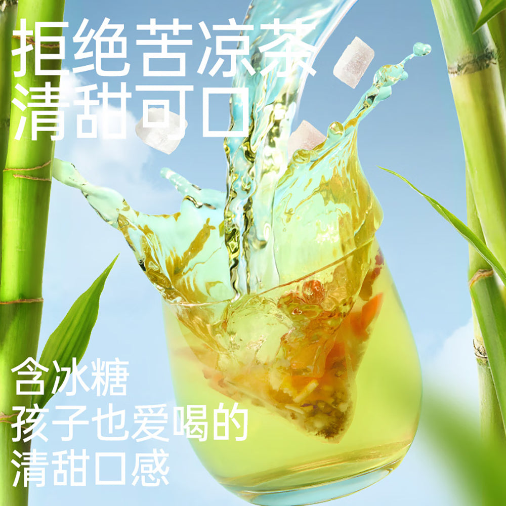 Lao-Jin-Mo-Fang-Bamboo-Cane,-Imperatae,-and-Snow-Pear-Tea-Bags---120g-1