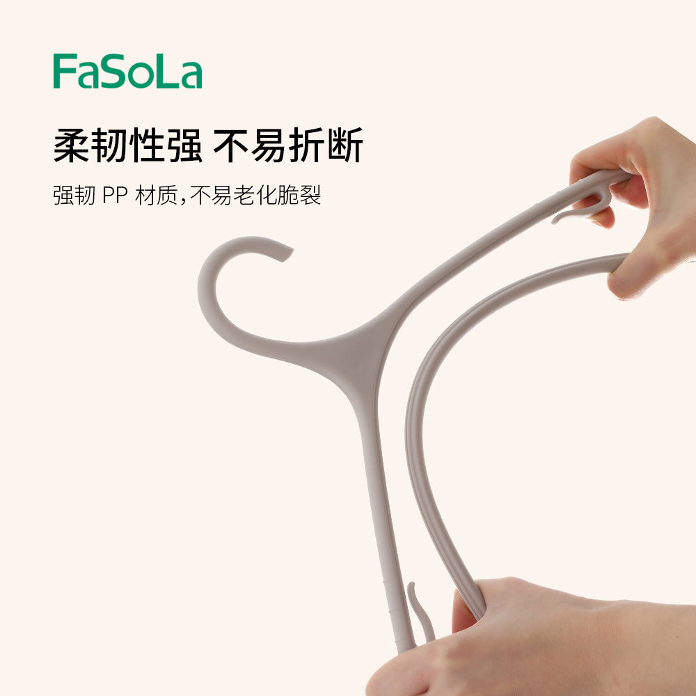 FaSoLa-Shoulder-Protection-Plastic-Hangers---Light-Gray,-Set-of-8-1