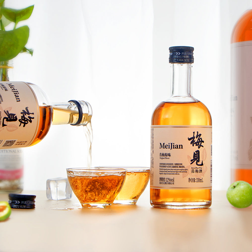 MeiJian-Green-Plum-Wine-Original-Flavor-12%---330ml-1