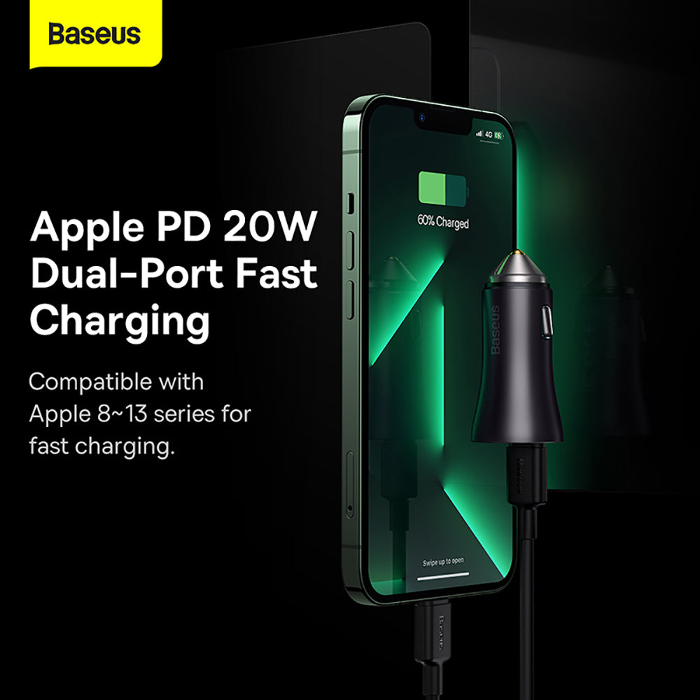 Baseus-Golden-Contactor-Pro-Dual-Quick-Car-Charger-C+C-40W---Dark-Gray-1