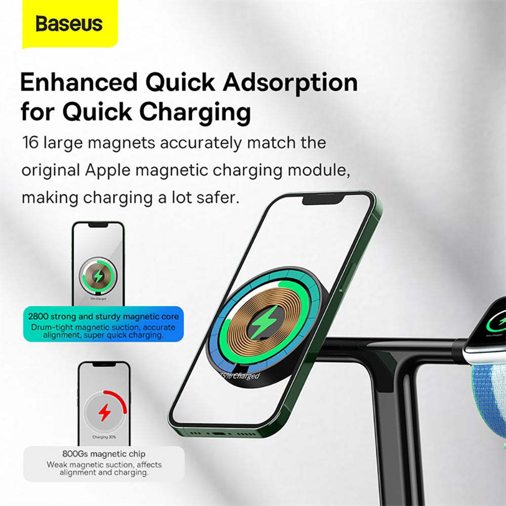 Baseus-Swan-3-in-1-Wireless-Magnetic-Charging-Bracket-20W---Black-1