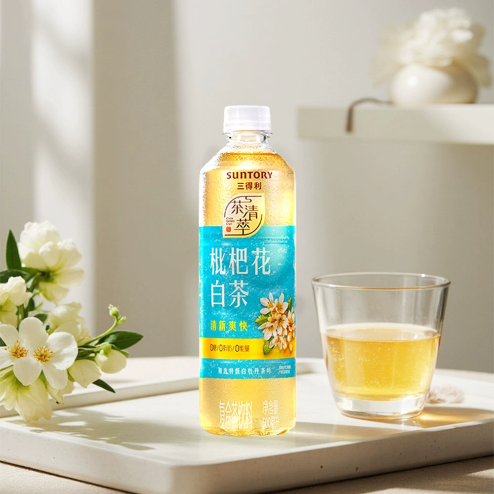 Suntory-Loquat-Blossom-White-Tea---Zero-Sugar-Refreshing-Brew,-500ml-3