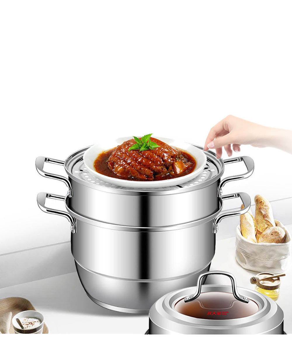 Cooker King 316 Stainless Steel Steamer Pot - 30cm