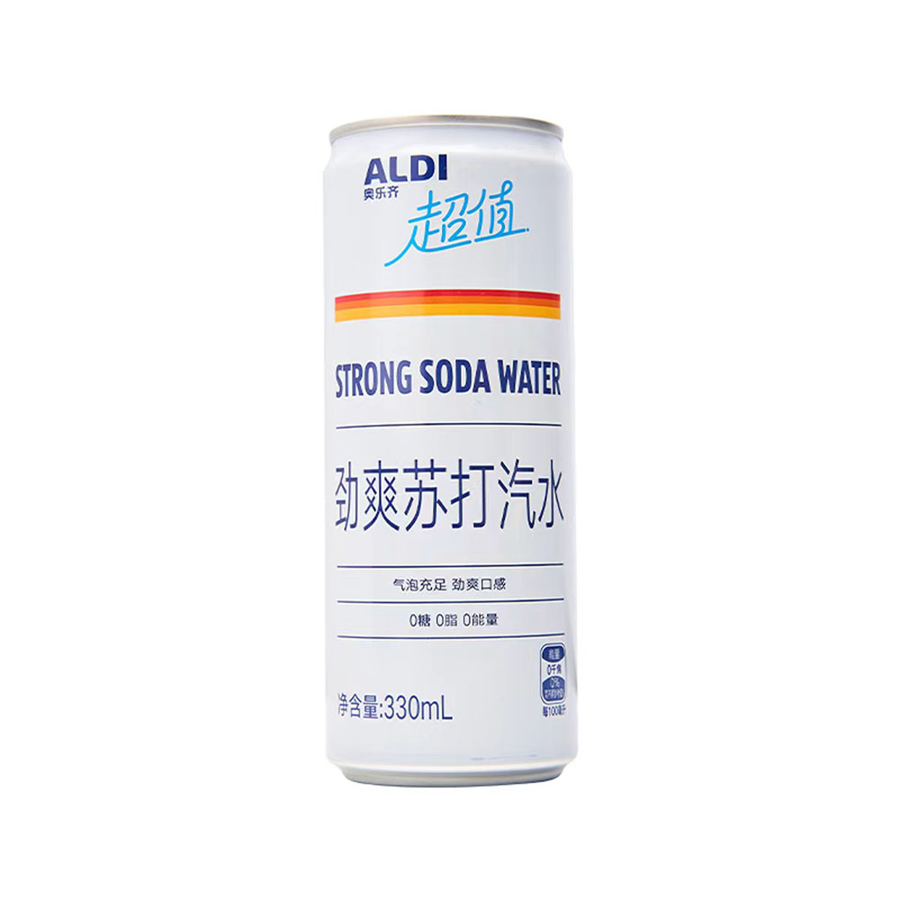 ALDI-Strong-Soda-Water-(Highly-Carbonated-Sparkling-Water)-330-ml-×-6-Cans-–-Limited-Import-3