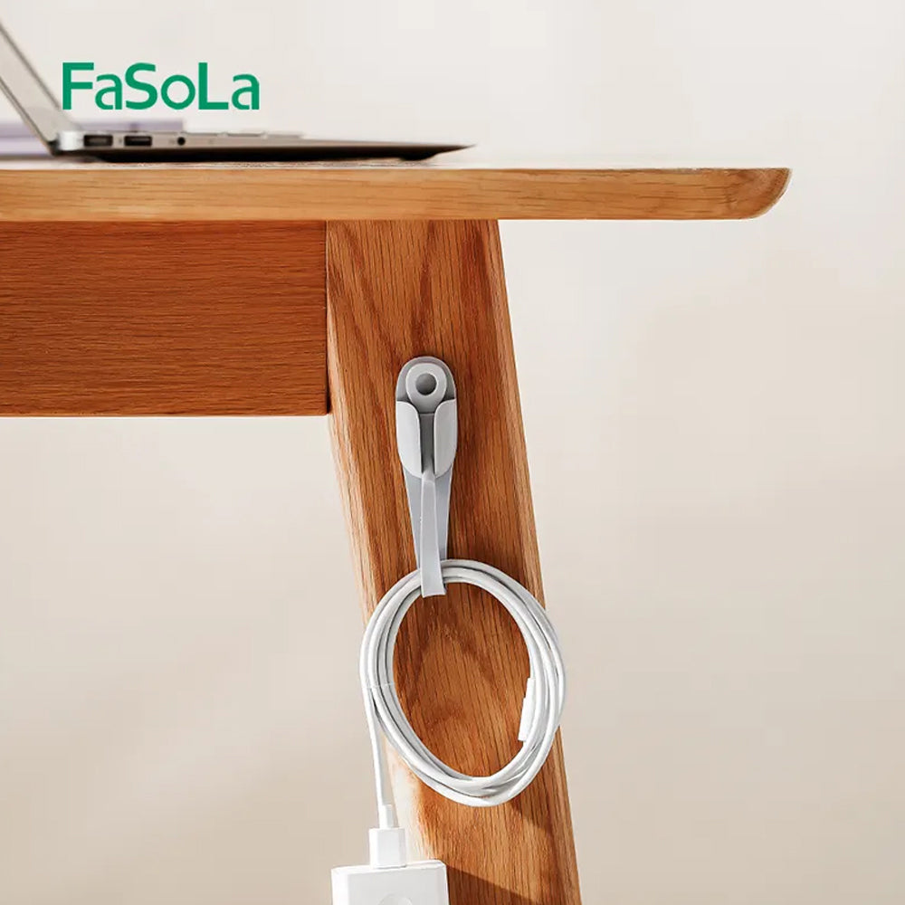 FaSoLa-Multi-Functional-Silicone-Cable-Organizer---Gray-1