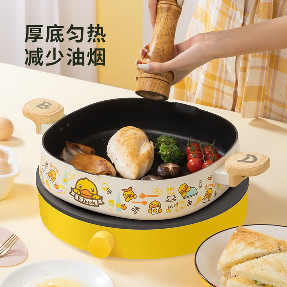 Chui-Da-Huang-Little-Yellow-Duck-Multi-Purpose-Frying,-Grilling-and-Soup-Pot-28cm-1