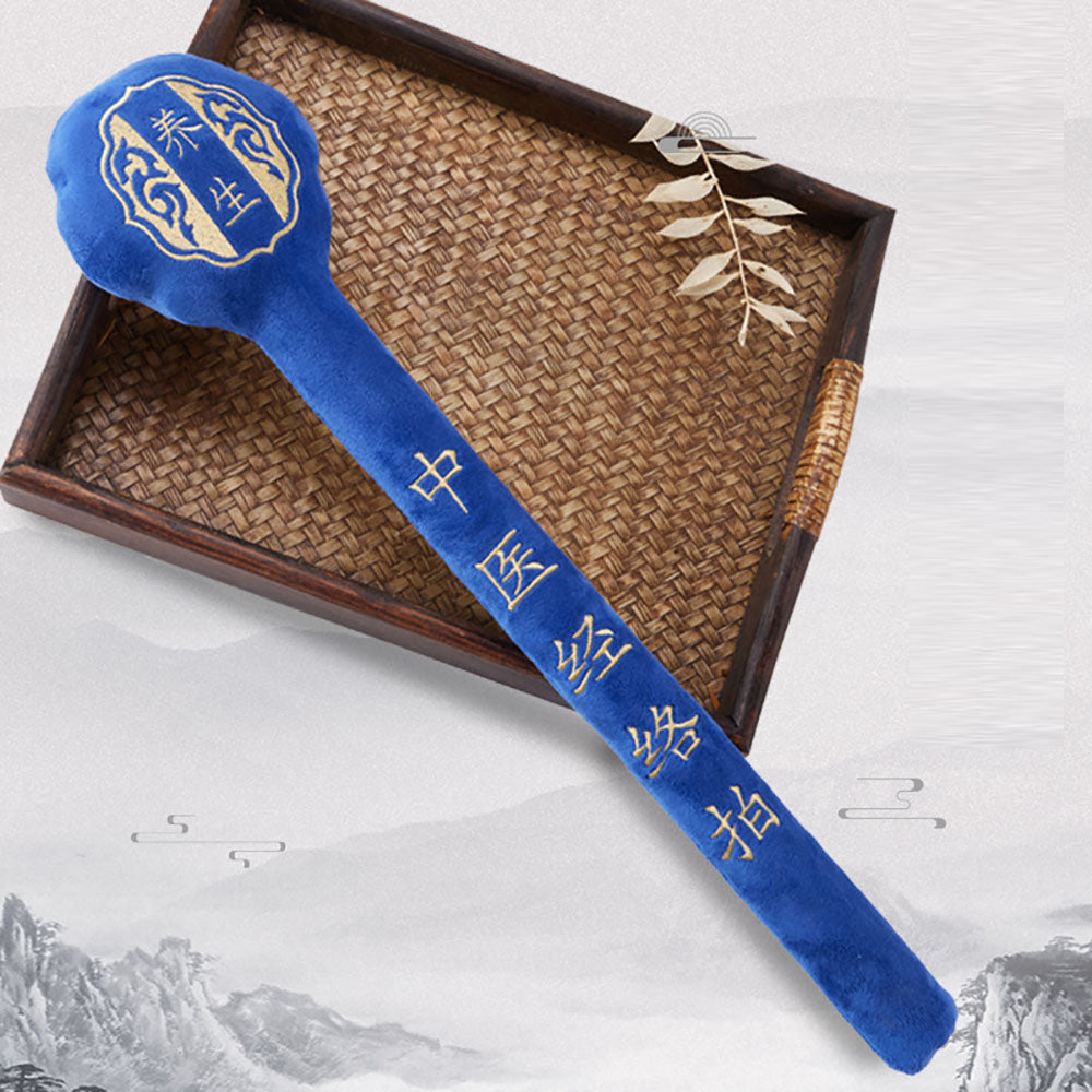 Ulife Health Meridian Patting Stick - Blue Plum Blossom Design