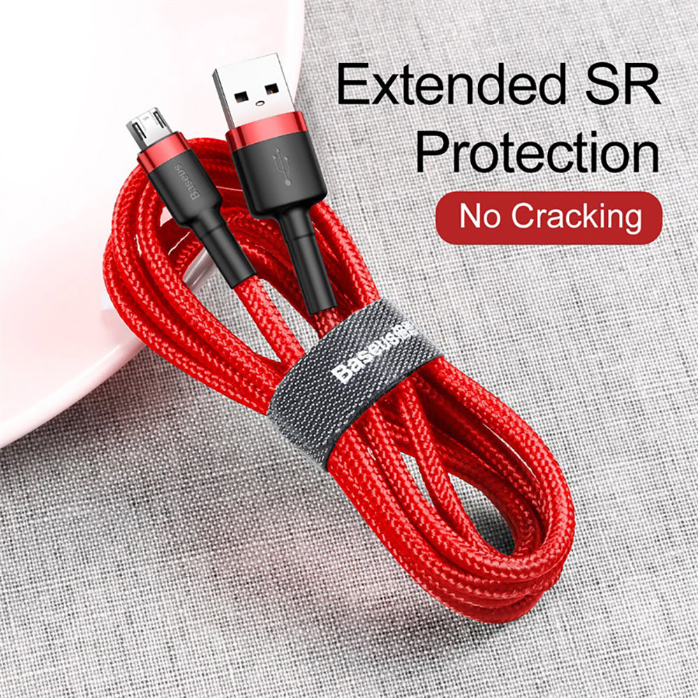 Baseus-Cafule-USB-to-Micro-USB-Cable-2.4A-1M---Red-1