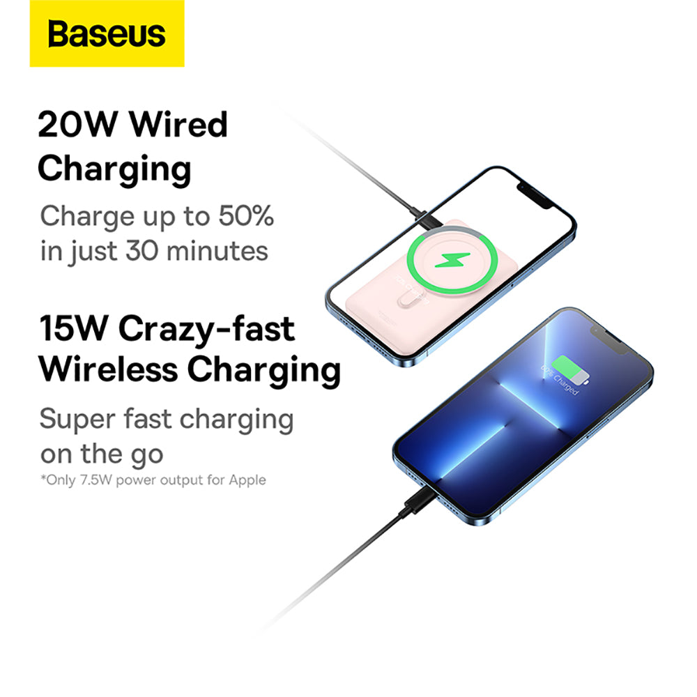 Baseus-Magnetic-Bracket-Wireless-Fast-Charge-Power-Bank-10000mAh-20W---Pink-1