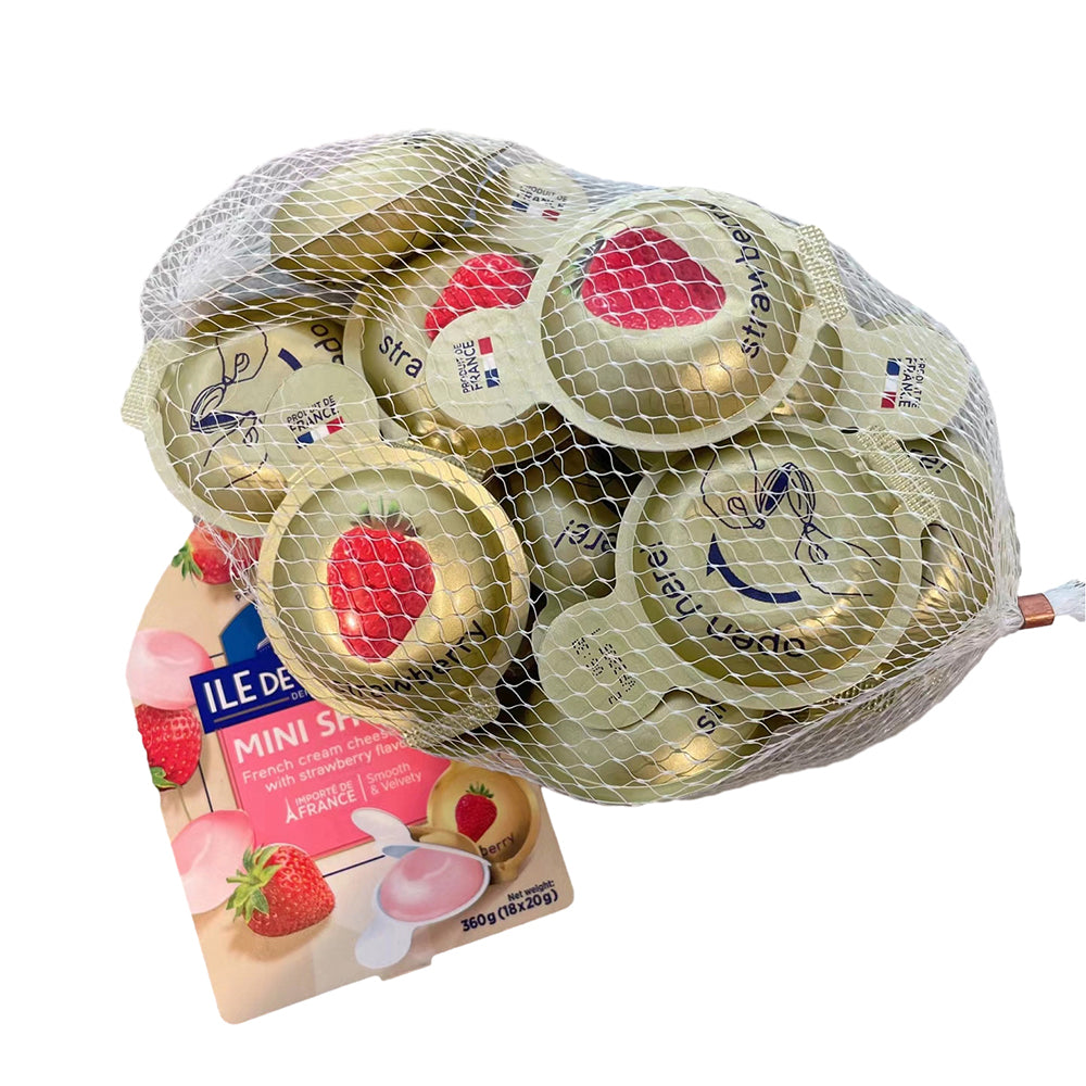 Ile-De-France-Mini-Shells-French-Cream-Cheese-Bites-with-Strawberry-Flavour---18-Pieces,-360g-1