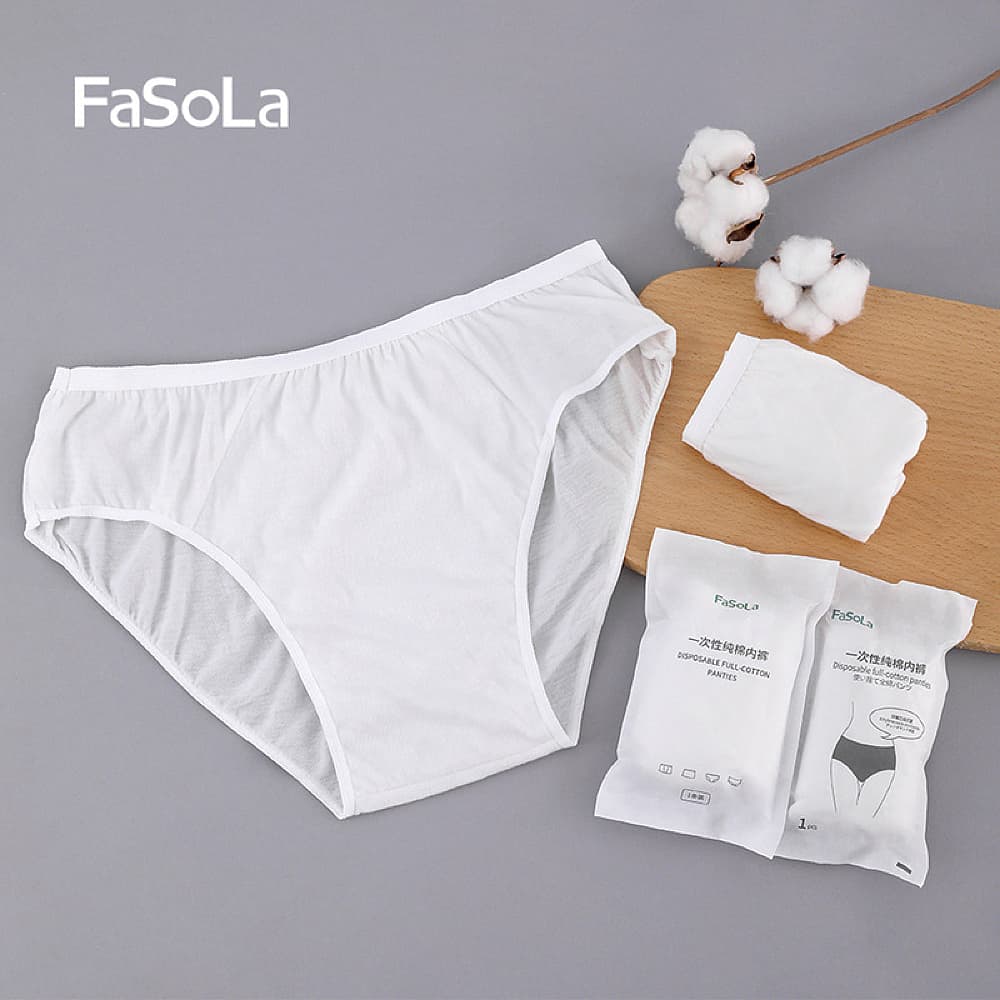 FaSoLa-Disposable-Full-Cotton-Underwear-for-Men---White,-XXL,-Pack-of-5-1