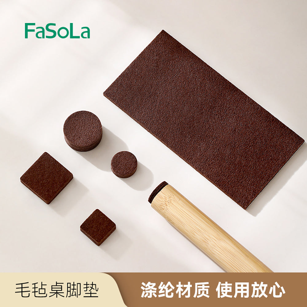 FaSoLa-Large-Felt-Table-Leg-Pads---Brown,-2-Pieces-1