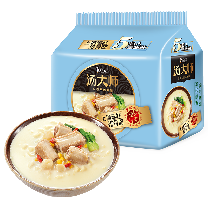 Master-Kong-Soup-Daren-Scallop-and-Pork-Rib-Noodles---5-Packs-x-112g-1