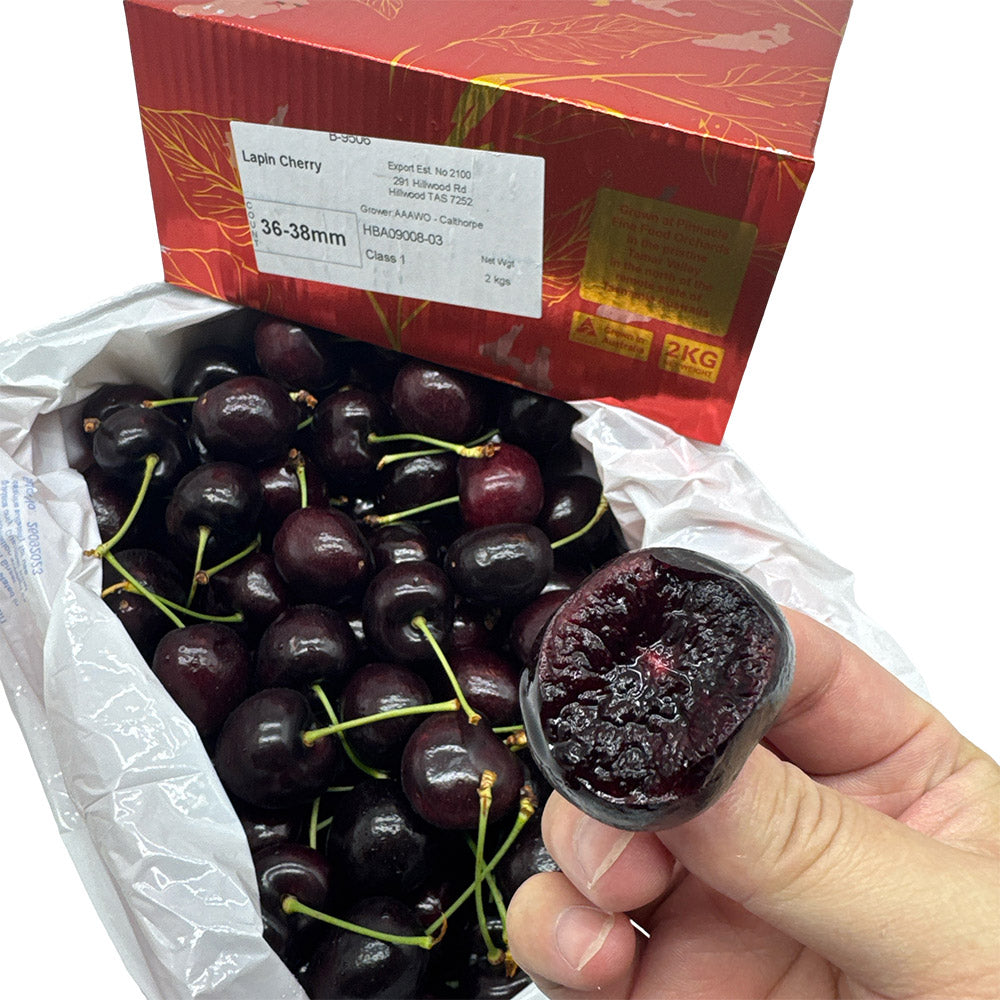 Tasmanian-Lapin-Cherries-Gift-Box---36-38mm,-2kg-1