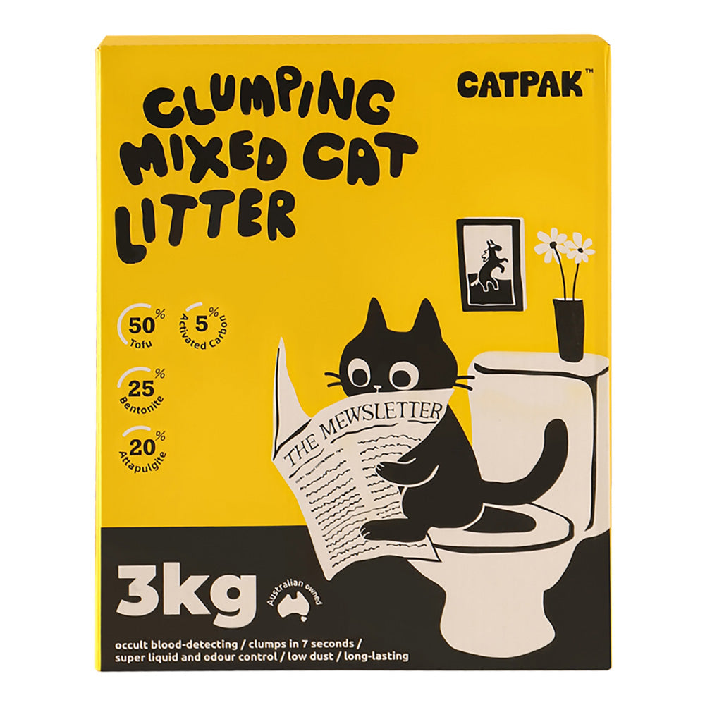 Catpak-Clumping-Mixed-Cat-Litter---3kg-1