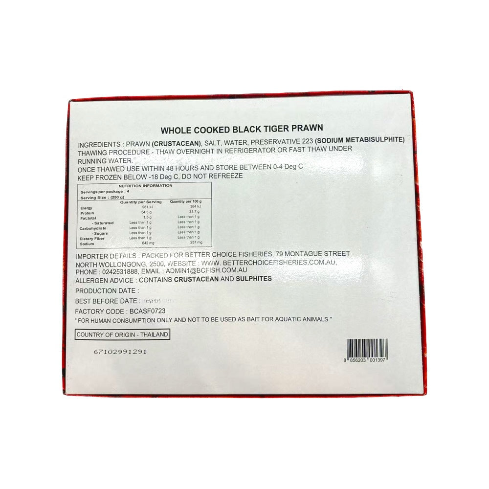 Whole-Cooked-Large-Thai-Sweet-Black-Tiger-Prawns---Gift-Box,-1kg-5