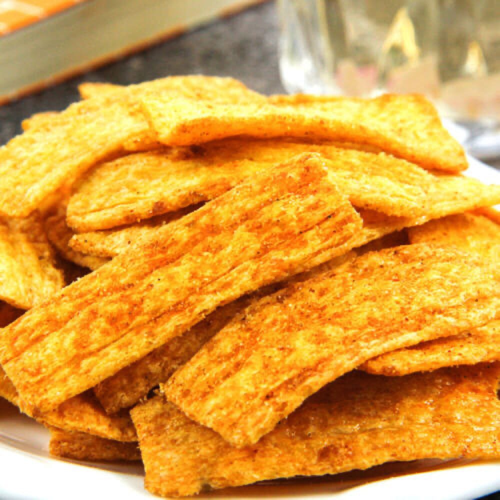 Wuming-Xiaozu-Crispy-Rice-Crackers---Crab-Roe-Flavor,-210g-1