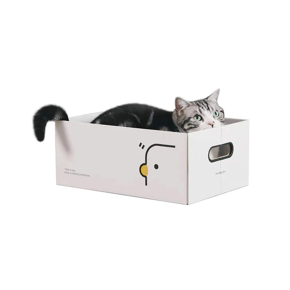 Purroom-New-Cat-Scratching-Box---Chicken-Pattern-1