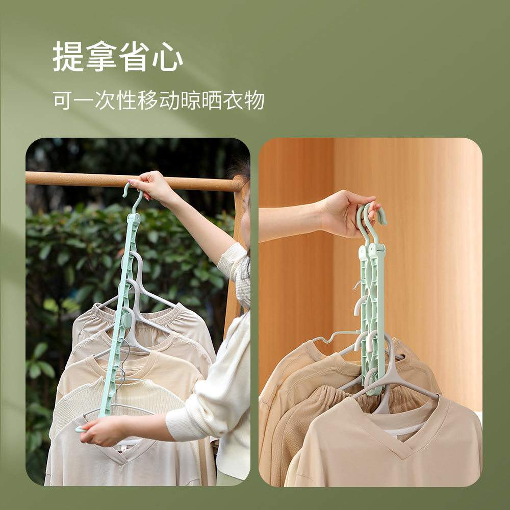 FaSoLa-Foldable-Clothes-Hanger---Green-1