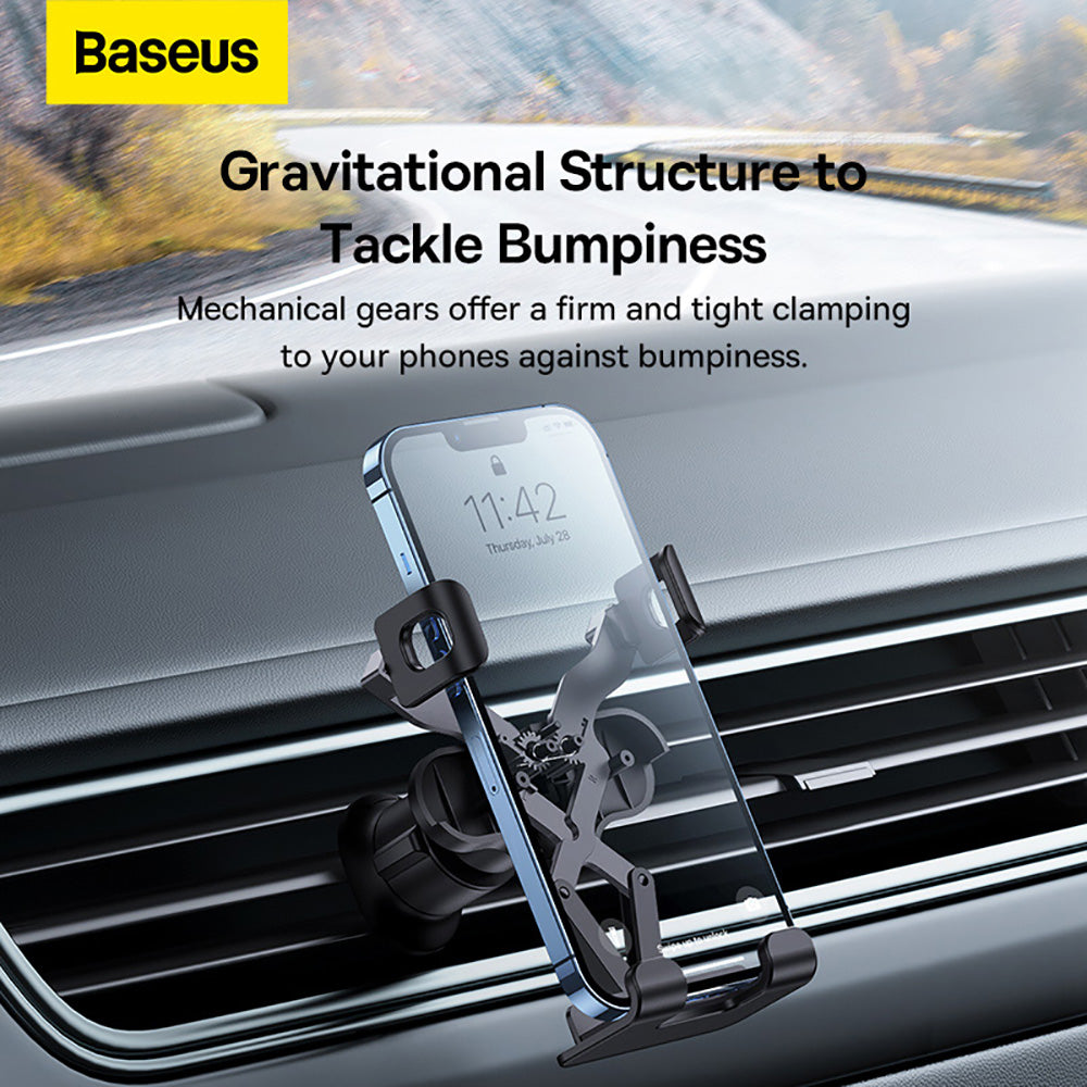 Baseus-Stable-Gravitational-Car-Mount-Lite-(Air-Outlet-Version)---Black-1