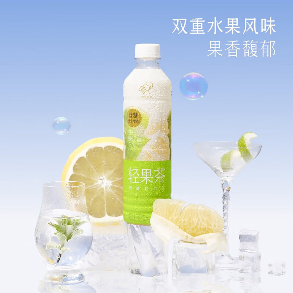 [Full-Case]-Xicha-Light-Fruit-Tea---Pomelo-Tie-Guan-Yin-Oolong-Flavoured-Drink-450ml*15-1