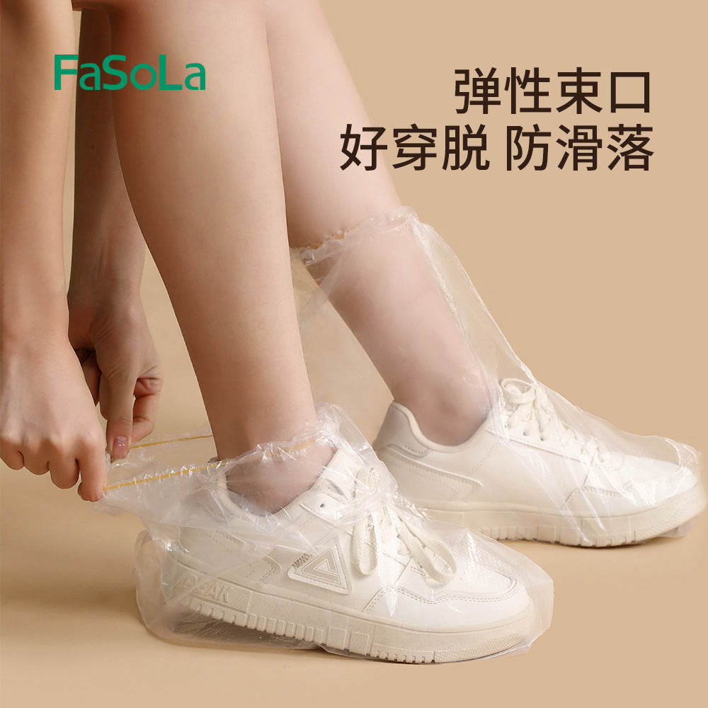 FaSoLa-Disposable-Rain-Shoe-Covers-for-Adults---Transparent,-Pack-of-5-Pairs-1