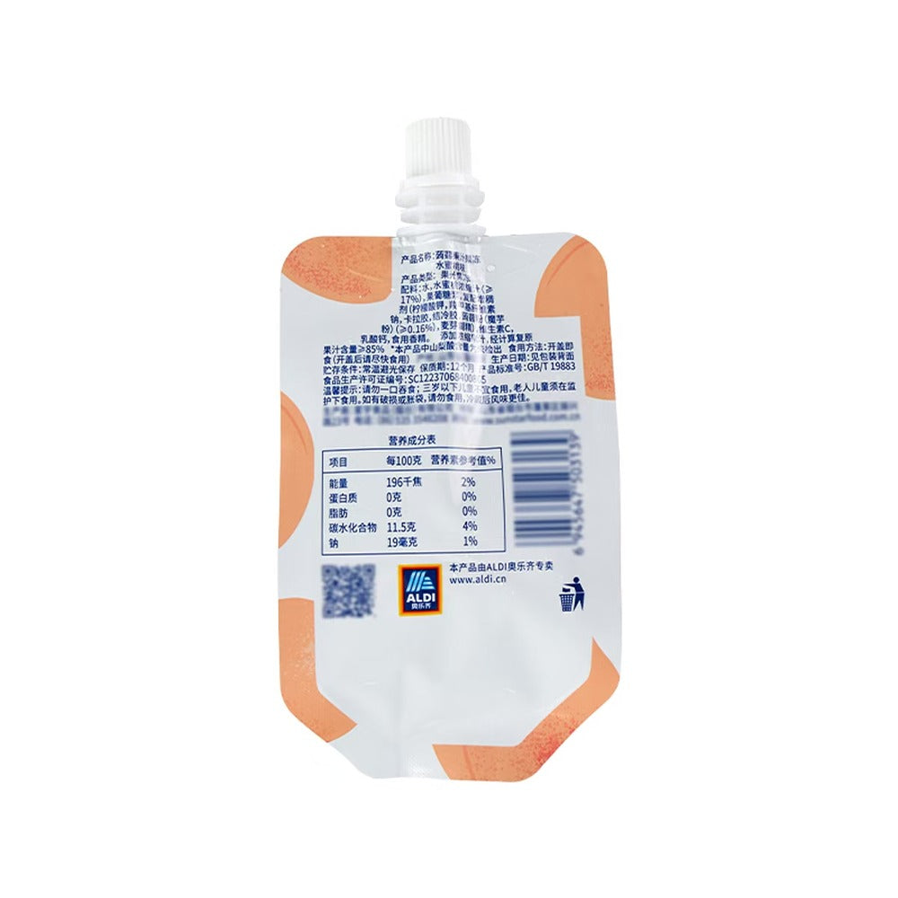 ALDI-Delight-Peach-Konjac-Jelly-165g-–-Low-Calorie-Konnyaku-Snack-Pouch,-Limited-Import-4