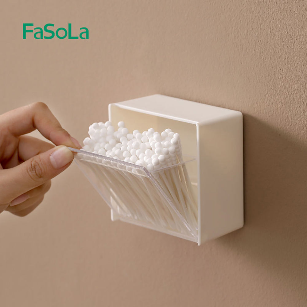 FaSoLa-Wall-Mounted-Flip-Top-Storage-Box---White,-8.5*4.5*8.5cm-1