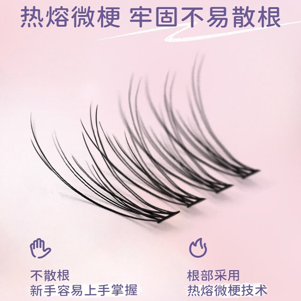 Everbab-Single-Cluster-False-Eyelashes---Lower-Lashes,-Fish-Tail,-Barbie-Style-1