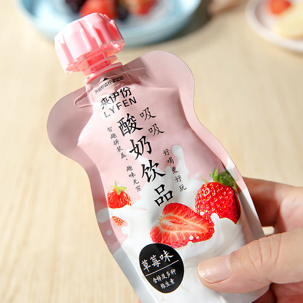 Lyfen-Strawberry-Flavored-Yogurt-Drink---100g-1