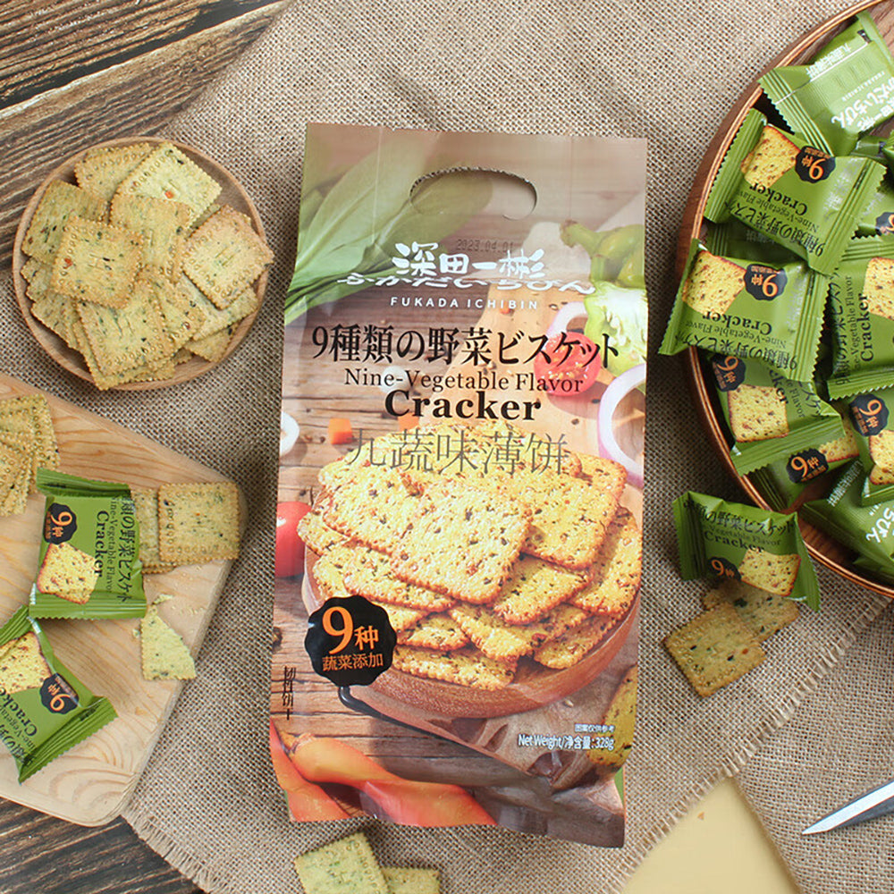 Fukada-Ichibin-Nine-Vegetable-Flavor-Crackers---328g-1