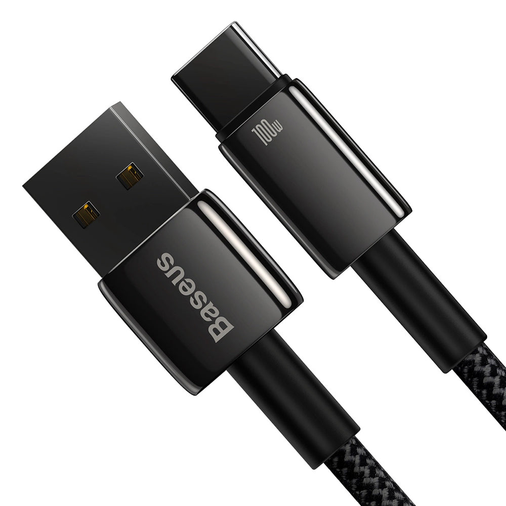 Baseus-Tungsten-Gold-Series-Fast-Charging-Cable-USB-to-Type-C-100W-1m-Black-1