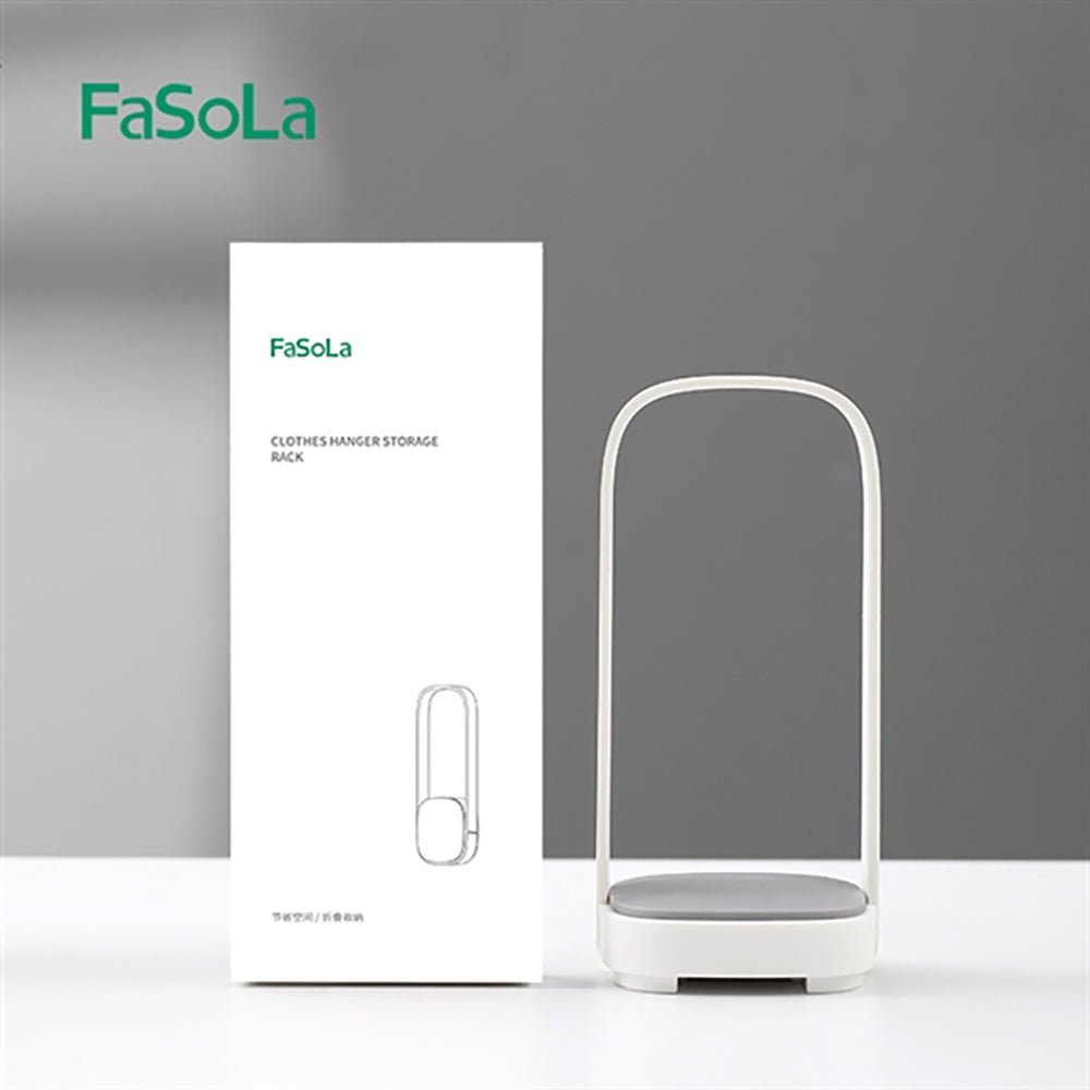 FaSoLa-Foldable-Wall-Mounted-Clothes-Hanger-Storage-Rack---White,-18*7cm-1